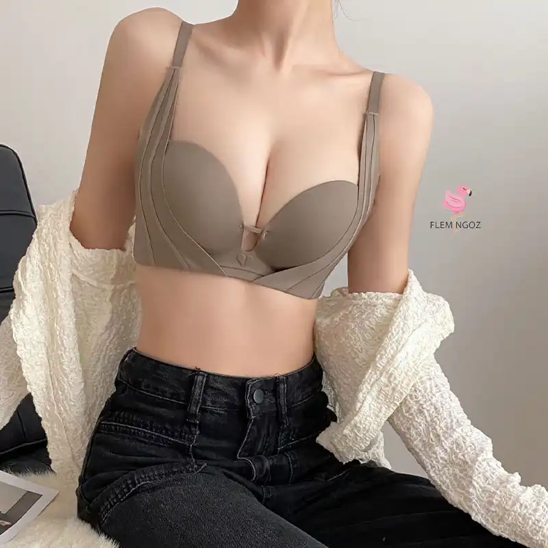 Seamless Double Padded Bra - Image 8